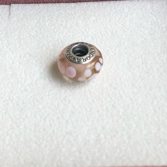 Authentic Pandora glass pink Murano charm. - Picture 4 of 4